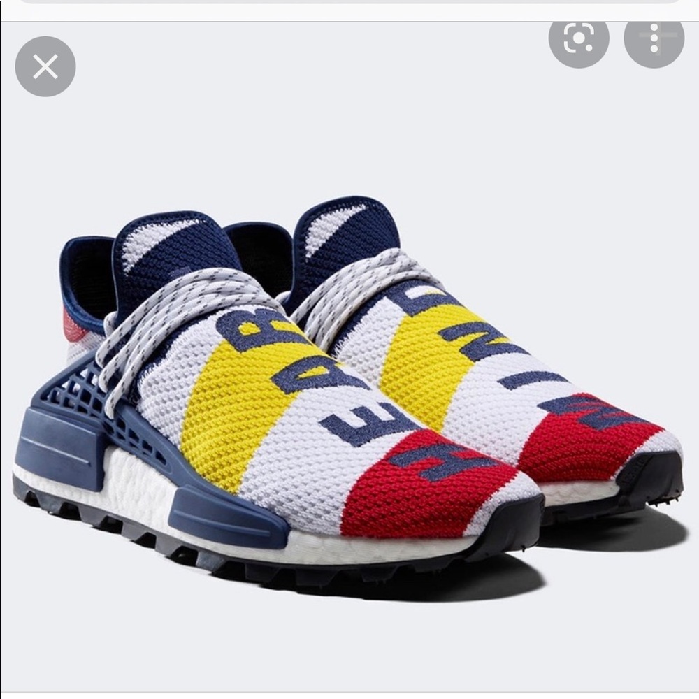PHARRELL X BILLIONAIRE BOYS CLUB X NMD HUMAN RACE TRAIL SIZE 12 - Picture 2 of 13